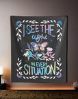 I See the Light in Every Situation Tapestry