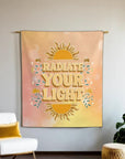 Radiate Your Light Tapestry