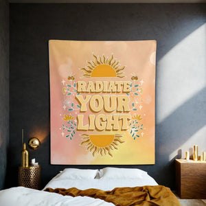 Radiate Your Light Tapestry