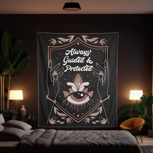 Always Guided & Protected Tapestry