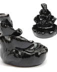 Glazed Ceramic Waterfall Backflow Incense Holder