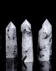 Tourmalinated Quartz Points