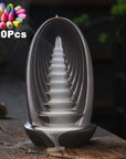 Clay Waterfall Backflow Incense Holder