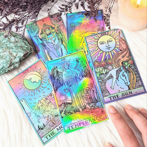 22-Pack Holographic Tarot Stickers