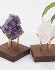 Wooden Crystal Display Stand