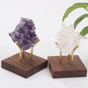 Wooden Crystal Display Stand