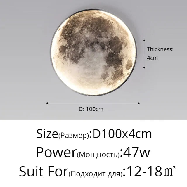 Full Moon LED Wall Light