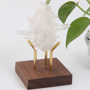 Wooden Crystal Display Stand