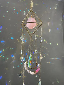 Sparkling Citrine Suncatcher