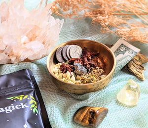 Money Magick Ritual Kit available at Goddess Provisions