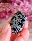 Tumbled Snowflake Obsidian available at Goddess Provisions