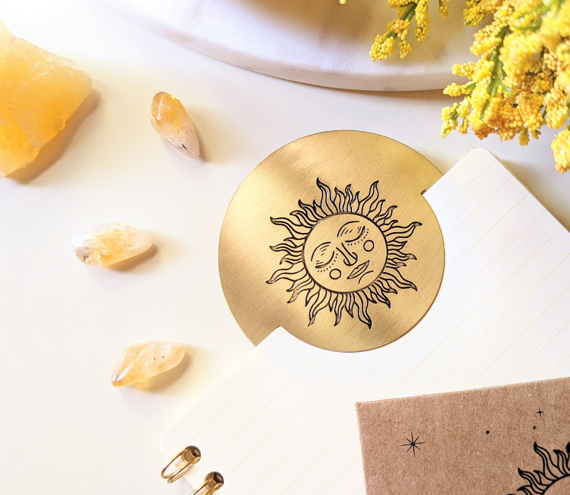 Solar Radiance Bookmark by Goddess Provisions