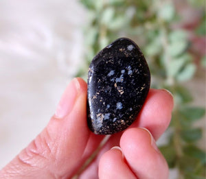 Tumbled Snowflake Obsidian available at Goddess Provisions