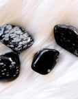 Tumbled Snowflake Obsidian available at Goddess Provisions