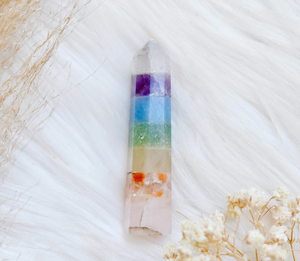 Pastel Rainbow Chakra Wand Goddess Provisions