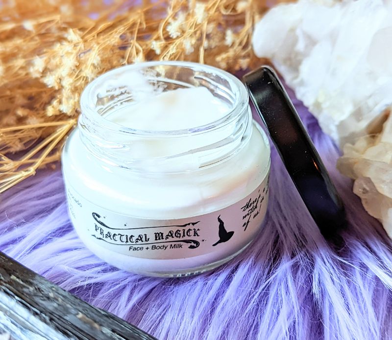 Practical Magic Face & Body Milk available at Goddess Provisions