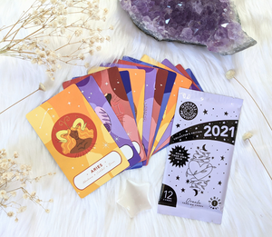 Zodiac Oracle Pack Tarot Trading Cards Goddess Provisions