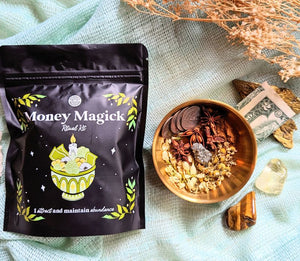 Money Magick Ritual Kit available at Goddess Provisions