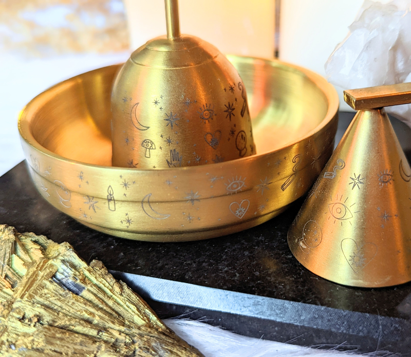 Golden Altar Bowl available at Goddess Provisions