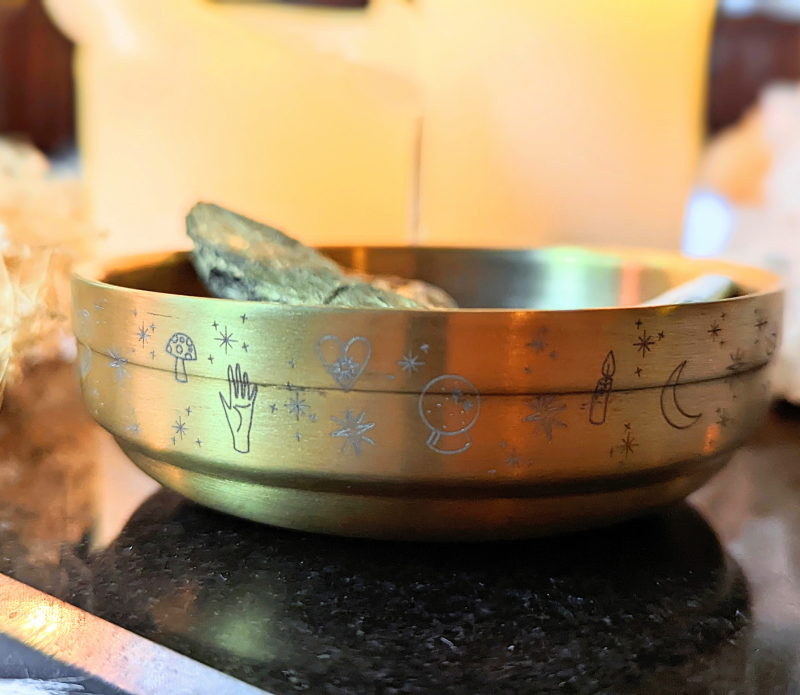 Golden Altar Bowl available at Goddess Provisions