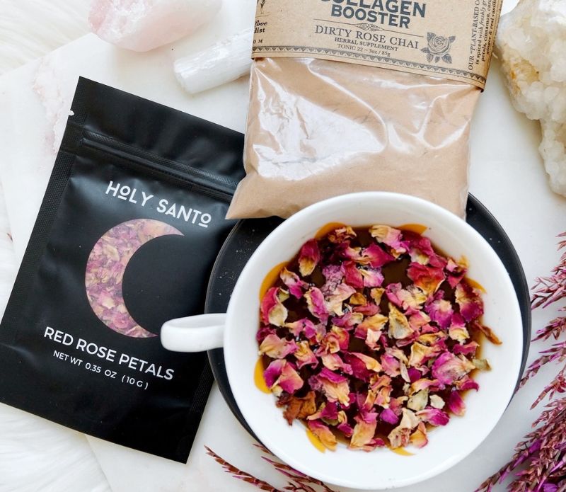 Red Rose Petals by Holy Santo available at Goddess Provisions