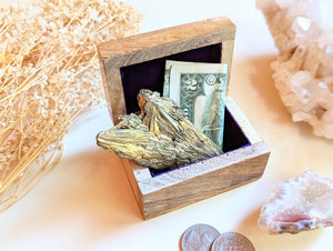 Fairy Fortune Mango Wood Box available at Goddess Provisions