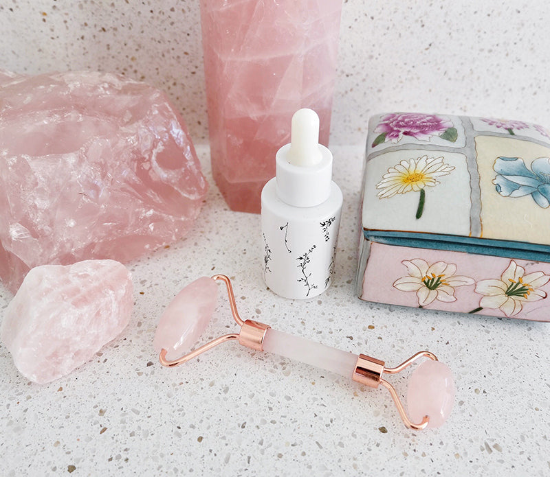 Rose Quartz Roller by Goddess Provisions