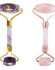 Amethyst & Rose Quartz Roller by Goddess Provisions