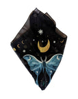 Midnight Garden Vegan Silk Scarf available at Goddess Provisions