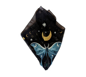 Midnight Garden Vegan Silk Scarf available at Goddess Provisions