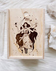 Elemental Goddesses Wooden Altar Box at Goddess Provisions 