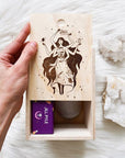 Elemental Goddesses Wooden Altar Box at Goddess Provisions 