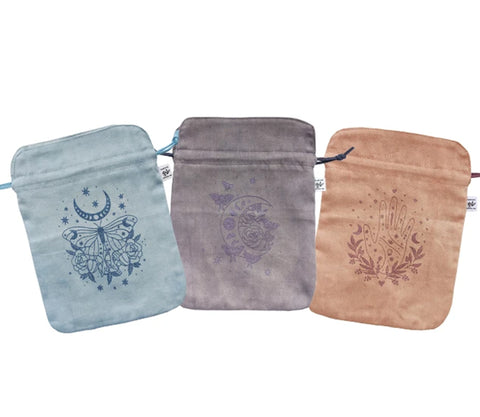 Plant Dyed Tarot Pouches at Goddess Provisions