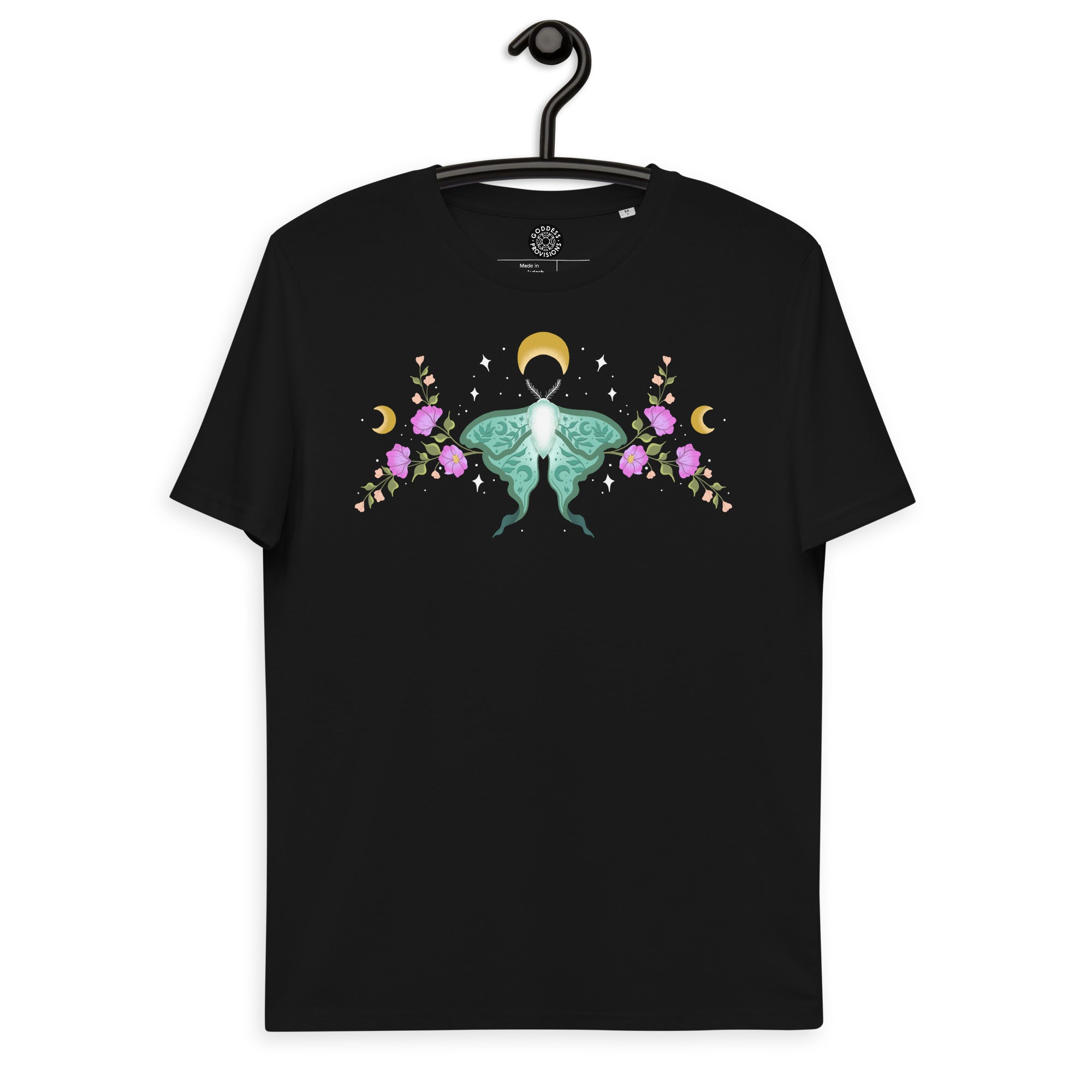 Lunar Moth Organic Unisex T-Shirt by Goddess Provisions